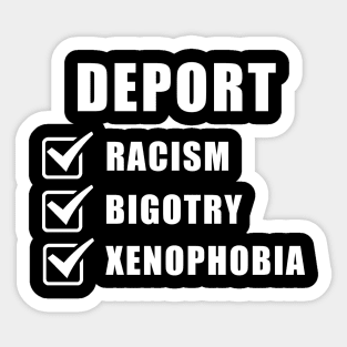 Deport Sticker